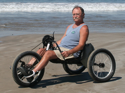 upright off road handcycle